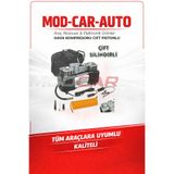 MODxAUTO Çift pistonlu Araç Hava Kompresörü Çakmaklık girişli GARANTİLİ