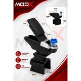 MODxAUTO FORD FİESTA 2002-2008 UNİVERSAL SÜRGÜLÜ KOLÇAK - KOL DAYAMA A+ (SİYAH)