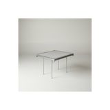 Moemi 60×60 Cm GRİ Katlanır Masa Çok Amaçlı–Balkon, Bahçe,Kamp & Piknik Masası– Hafif Taşınabilir
