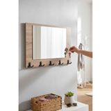 Moemi Aynalı Askılık Portmanto Antre Hol Askılığı 60 x 45 cm - Sonomo