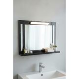 Moemi Makyaj Aynası Duvar Aynası Lavabo Aynası Dekor Ayna 60x45cm Salon Aynası Ledli Ayna