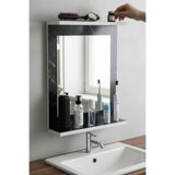 Moemi Raflı Banyo Aynası Lavabo Aynası Wc , Dresuar , Koridor , Mutfak , Makyaj 60x45 Dik Ayna