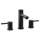 Moen align T6193BL çift kulplu High-ARC Breitgefaechert banyo musluk havalandırma olmadan, mat siyah, T6193BL