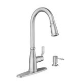 MOEN Nolia Tek Kolu Pull-Down Püskürtücü Mutfak Bataryası Refleks ve PowerBoost Spot Dirençli Paslanmaz (87071SRS)