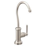 Moen Spot Resist Paslanmaz Paterson Sip Endüstriyel Soğuk Su Mutfak İçecek Musluk İsteğe Bağlı Filtrasyon Sistemi ile, S5540SRS