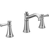 Moen T6405 Belfield T6405 Belfield Çift Kulplu Breitgefaechert Banyo Musluk, Krom - Renkli
