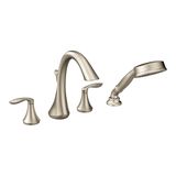 Moen T944 EVA çift kulplu yüksek ARC Roman Tub musluk, T944BN