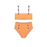 Moeva Kız Çocuk Turuncu Bikini 13-14 Yaş