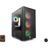 Mofan MF2900B 850W 80PLUS Bronze Power Supply 4*rgb Fan Temperli Cam Siyah Gaming Kasa