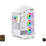 Mofan MF2903W 850W 80PLUS Bronze Power Supply 4*rgb Fan Temperli Cam Beyaz Gaming Kasa