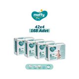 Moffy Jumbo Extra Large No 6 Bebek Bezi (42x 4) 168 Adet