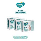 Moffy No:3 Midi 192 Adet Bebek Bezi
