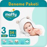 Moffy No:3 Midi 34 Adet Bebek Bezi