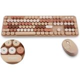 Mofii Kahverengi Sweet Dm Combo Klavye Mouse Set - Orjinal - Çok Renkli