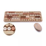 Mofii Kahverengi Sweet Dm Combo Klavye Mouse Set