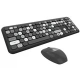 Mofii No666 Siyah Gri Klavye Mouse Set