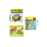Mofy Baby Magic Water Zoo Orman Diyarı Hayvanları Sihirli Boyama Kitabı Üçlü Set