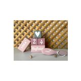 mogokids Gri pembe set isimli pembe bebek saç fırçası isimli pembe küp seti dekor fotoğraf çekim aksesuarı