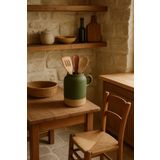 Mogolune Home Vazo Dekoratif Seramik Vazo Vintage Seramik El Yapımı Vazo & Kaşıklık