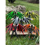 Moifugyia Lucky 13 Aksiyon Figürü Robot Oyuncak 13CM 5'li Set-Yarasa Kanat