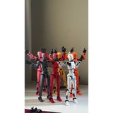 Moifugyia Lucky 13 Aksiyon Figürü Robot Oyuncak 13CM 6'lı Set ve 12'li El Seti