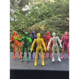 Moifugyia Lucky 13 Aksiyon Figürü Robot Oyuncak 13CM 7'li Set - Gökkuşağı Set