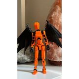 Moifugyia Lucky 13 Aksiyon Figürü Robot Oyuncak 13CM Kadın Lucky 13 ve Yarasa Kanat Seti
