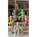 Moifugyia Lucky 13 Aksiyon Figürü Robot Oyuncak 13CM Şeffaf 5'li Set