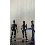 Moifugyia Lucky 13 Aksiyon Figürü Robot Oyuncak 13CM Siyah 3'lü Set
