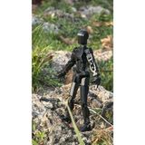 Moifugyia Lucky 13 Aksiyon Figürü Robot Oyuncak 13CM Siyah Kadın Lucky 13