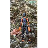 Moifugyia Lucky 13 Aksiyon Figürü Robot Oyuncak 13CM Siyah Turuncu