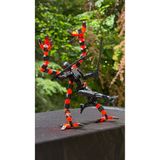 moifugyia Lucky 13 Aksiyon Figürü Robot Oyuncak 13cm Siyah ve Turuncu Mekanik Kol Eklenti Seti