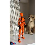 Moifugyia Lucky 13 Aksiyon Figürü Robot Oyuncak 13CM Turuncu Kadın
