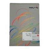 Moii 2234 35x50cm Metalik Renkli Spiralli 160gr 10 Yaprak Fon Blok