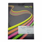 Moii 2508 35x50cm Fosforlu Renkli Spiralli 160 gr 10 Yaprak Fon Blok