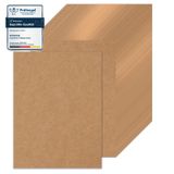 moinkerin 50 Adet A4 Kraft Kağıdı 21 x 29,7 cm 200 g/m² Yazdırılabilir Kraft Karton A4 Kendin Yap Boş Kartlar, Düğün Davetiyeleri, Şükran Günü Kartları