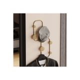 MOİRA Altın Gold,Dekoratif Metal Duvar Askısı Modern Tasarım Antre Banyo Hol Portmanto Askılığı,AMT-010-A