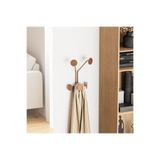 MOİRA Mat Bakır Metal Duvar Askısı Dekoratif Modern Tasarım Antre Banyo Hol Portmanto Askılığı,AMT-006-C