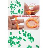 moistrid 50 Adet S Kanca -renkli Lastik Bileklik -toka Dıy Takı Yapımı Için Birleştirici Kanca Apart