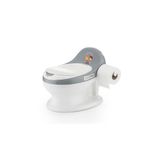 Moje Eğitici Gri Çocuk Lazımlık - Sifon Sesli Mini WC Bebek Klozeti