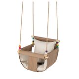 Moje Viking Gold Bebek Salıncağı - Ev Tipi Kumaş Tavana Asılan Salıncak