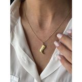 Mojo Jewellery Altın Kaplama Kovboy Bot Kolye | Kararmaz Çelik | Western Takı Altın Kaplama