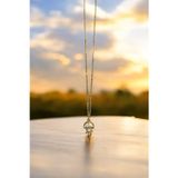 Mojo Jewellery Deniz Anası Figürlü Zirkon Taşlı Çelik Kolye – Kararmaz Şık Takı