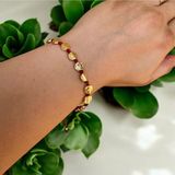 Mojo Jewellery Pirinç Dövme Malzeme Ve Kırmızı İp Bileklik