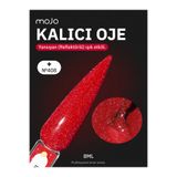 MOJO Kalıcı Oje Flash Wine 408 (8 ml) – Kırmızı Reflektör Glitter Nail Art UV LED Tırnak Jeli