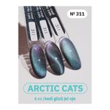 MOJO Kalıcı Oje Yeşil Arctıc Cats 311 (8 ML) Rus Kalitesi, Profesyonellerin Tercihi