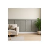moka park avm 5 adet 100*8 cm Modern Evler İçin Dekoratif MDF – Boyanabilir, Kolay Uygulamalı Duvar çıtası