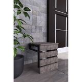 Moka Park Avm Akasya Duvara Monte Katlanabilir Tabure Gri