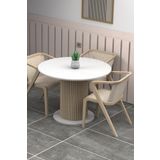 moka park avm Antoryum Yuvarlak Mutfak Masası Yemek Masası Balkon Masası Ofis Mobilyası Ahşap