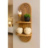 moka park avm Duvar rafı büyük boy dekoratif 70*29 cm balkon dekor rafı mdf